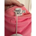 Princess Polly  Pink Ribbed One-Shoulder Ruched Bodycon Midi Dress NWT Size 4 Photo 5