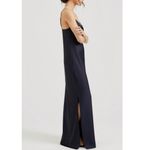 The Frankie Shop Dylana Sleeveless Slip Maxi Dress, Navy, Medium Photo 1