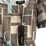 Beulah Geometric Puff Sleeve Dress size medium Photo 1