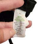 Aerie Smocked Cinched-Front Cropped Cami Tank Convertible Straps Black Small Photo 5