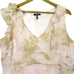 Daisy Fuentes Vintage Y2K Daisy F Sheer Coquette Floral Babydoll Top XL Pink Cottagecore Fairy Photo 2