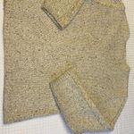 Liz Claiborne Size LARGE V-Neck Cable Knit Sweater Neutral Beige Cream Tan Photo 7