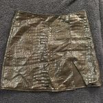 Princess Polly Black Leather Mini Skirt Photo 0