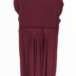 Angel Maternity Burgundy Cap Sleeve Nursing Breastfeeding Friendly Dress Size undefined Photo 5