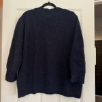 A New Day Deep Blue Oversized Cardigan Photo 2