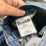 BOYISH Jeans Tommy Straight Leg Jeans In Repulsion Distressed Size 24 Blue Photo 8