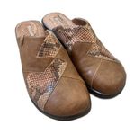 Rialto  | Mixed Media Snake Skin Veva Comfort Shoes Size 9 Leather Blend Clogs Photo 0