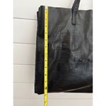 Ted Baker London Black Embossed Croc Faux Leather Tote Bag Photo 8