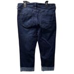Liverpool Los Angeles Petite Cropped Jeans Dark Wash Size 10 30 The Crop Blue Photo 3