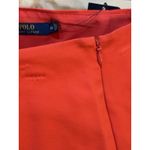 POLO Ralph Lauren Cotton Viscose Ruffled Skirt Neon Corral Size 14 Flirty Photo 2