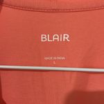 Blair  faux cardigan coral 3/4 sleeve top sz Large Photo 1
