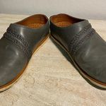 Chacos Chaco Castlerock grey leather slip on mules. Sz 7.5. Harper caribou Photo 1