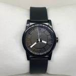 Skechers  women black tone watch 30mm quartz analog silicone band running Photo 0