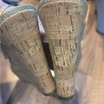 Guess  Cork and Gold Wedge Heels 8.5 Photo 4