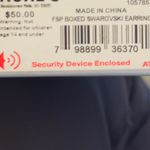 Swavorski BRILLIANCE SWAROVSKI TOPAZ & DIAMOND ACCENT EARRINGS Photo 6