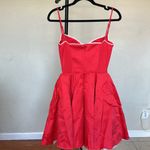 House Of CB  size M Regular Minimoiselle' Holly‎ Red Satin Tulle Mini Dress Photo 7