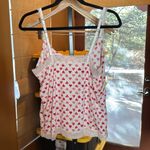 Jessica Simpson  PJ RED HEART VALENTINE LACE TOP SIZE LARGE Photo 6