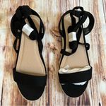 Pretty Little Thing Black Lace Up Espadrille Flatform Sandal Photo 3