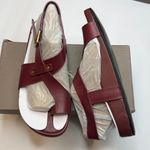 Franco Sarto Blair Red Leather Sandal- Size 8M Photo 8