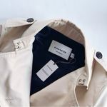Coach NEW  Women’s Solid Short Trench Coat Bone Color Photo 8