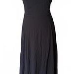 Lulus New  Black Formal Dress with Tie Shoulder Straps, Size Small Photo 0