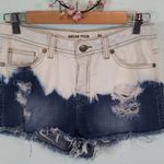 Sneak Peak ombre high rise denim shorts Blue Photo 0