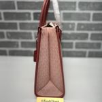 Michael Kors DK Powder Blush Mirella Tote Medium MK Signature Purse Photo 3