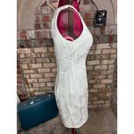 Westbound dress bodycon cream satin square neck 1990s Photo 6