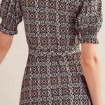 NEW Boden Ruffle Wrap Jersey Mini Dress Black, Opulent Pome Black Size 8 Photo 1