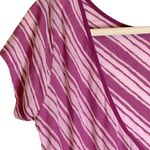 prAna  purple pink‎ diagonal stripe versatile wrap top W1SERE114 Women’s Medium Photo 4