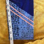 Athleta  Leggings Womens Small Asym Camo Sonar 7/8 Tight Purple Blue EUC Photo 2