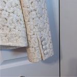Dialogue Lace Cream Blazer Photo 4