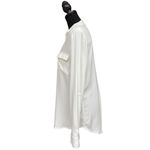 Alexander Jordan White Button Front Blouse Supersoft Rayon Shirt Size M NWT Size M Photo 4