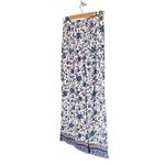 Joie NWT  Floral Crop Top & Wide Leg Boho Pant Set Blue Purple Women’s Size Small Photo 9
