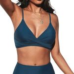 Cupshe NWT Marsala Twist Bikini Top XL Photo 0
