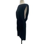 Free People  Runaway Knit Mini‎ Dress Sleeveless Draped Black Size XL Photo 5