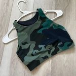 Carbon38 Camo Bra longline tank womens Green (small) workout activewear pilates Photo 0