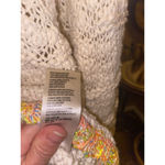 Free People Women's Sweater Size L White Multi Photo 2