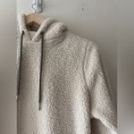 Athleta Tugga Sherpa Teddy Bear Hoodie Women Beige Cream Photo 4