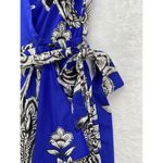 Yoana Baraschi  Dress Womens 2 Balienese‎ Blue Paisley Floral Wedding Baby Shower Photo 5