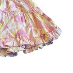 Hill House  Paz Tiered Skirt 100% Linen Pull-On Colorful Girly Size Medium NWT Photo 5