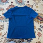 FIGS  Caterina Scrub Top Women's Size Large One Pocket Royal Blue Photo 6