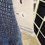 Tulip Creations Blue Smocked Tiered Denim Maxi Dress NWT Size L Photo 4