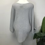 Soma  Kimono Shiny Silver Knit Pullover - Size XXL Photo 1