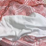 Soiéblu Soieblu medium women’s lined red white geometric print halter dress button neck Photo 5