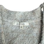 Et Clet  Size‎ M Chunky Button Sweater Vest Beige Fizzy Knit Soft Girl Academia Photo 3