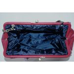 Apt. 9  Purse Red Quilted Handbag Clutch Metal Strap NEW Photo 3