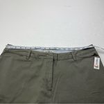 Duck head  Stretch Twill Pant Womens Size 18‎ Green Pockets Preppy NEW Photo 3