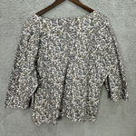 Liz Claiborne Top Women 3X Floral Gathered Dainty Ditzy boho cottagecore vtg 90s Photo 5