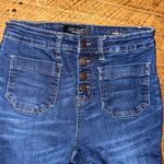 Judy Blue skinny boutique stretchy multi button 7/28 jeans Photo 1